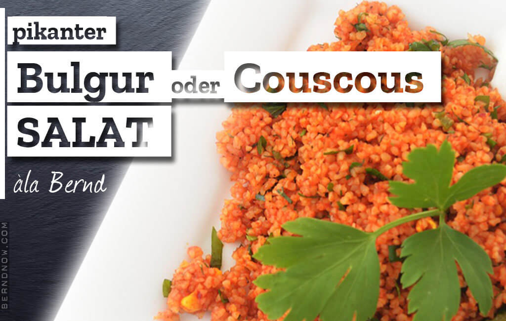 Couscous-Bulgur Salat pikant